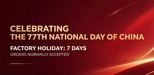 Cheefung Company's National Day Holiday Notice