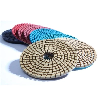 Curved Stone Edge Flexible Polishing Pad